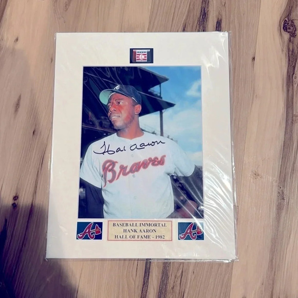 Hank Aaron Signed autographed photo - Picture 1 of 1